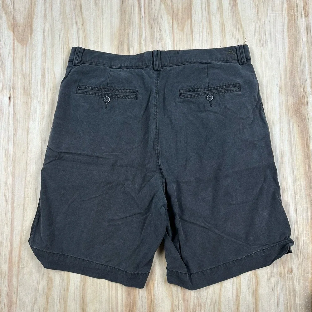 Tommy Bahama Shorts Mens 36‎ Dark Brown Tencel Blend Chino Short